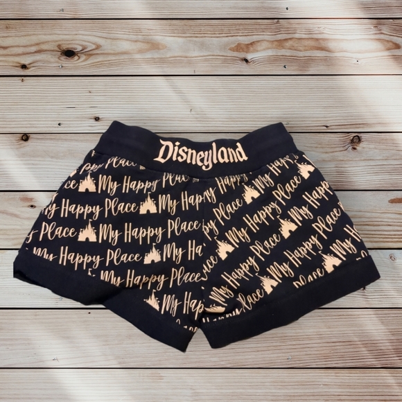 My happy place Disney park shorts navy blue with white letters size XS - Picture 3 of 9